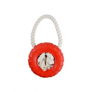 Love Story - Pneu en caoutchouc avec corde - Diamètre 14 cm