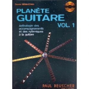 M&eacute;thodes et p&eacute;dagogie PAUL BEUSCHER PUBLICATIONS SEBASTIAN DEREK - PLANETE GUITARE VOL.1 + 2 CD Guitare acoustique