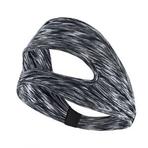 VR Masque oculaire FONGWAN Bande de transpiration élastique et respirante pour les séances d'entraînement VR-Noir
