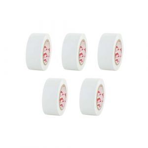 Lot de 5 rubans adhésifs électriques SCAPA - PVC - 19mm - 2702-19-blanc
