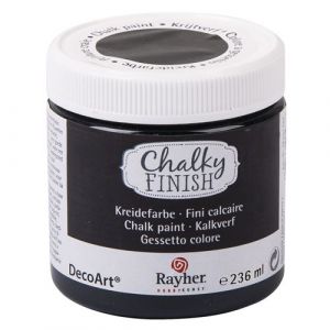 Peinture craie chalky pour matériau poreux bois d'ébène - chalky finish