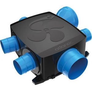 VMC simple flux hygror&eacute;glable plate 4 sanitaires Hygrocosy BC FLEX groupe seul - ATLANTIC - 412279