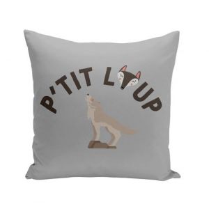Fabulous Coussin gris P'tit Loup [40x40 cm]