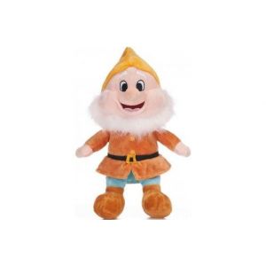 Peluche nain joyeux 38 cm - collection blanche neige et les 7 nains - set grand doudou classique enfant et 1 carte tigre