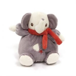 Fisher-Price Hochet hochet &eacute;l&eacute;phant 15 cm gris