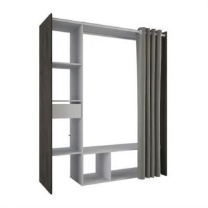 Kit dressing   rideau  Chene Waterford   Lin tisse  L150   P49 9   H183 cm  MONTANA