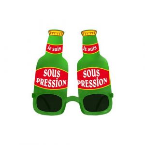 paire de lunettes plastique humour bière pression - sud trading cd0708