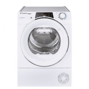Lave-Linge Séchant Candy ROE H10A2TCEX-S 10kg 125L 230V 66dB Wi-Fi Autonome Charge Avant Laine Blanc