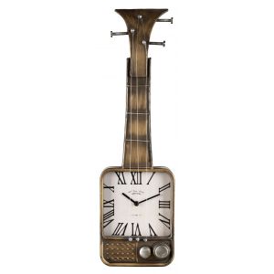 Stagecaptain GTU-6619 Horloge murale en forme de guitare