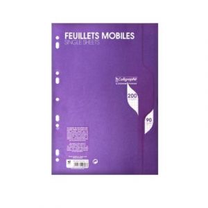 200 pages Feuilles simples petits carreaux A4 90g