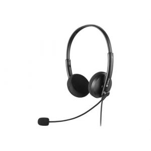 Sandberg MiniJack Office Headset Saver - Micro-casque - sur-oreille - filaire - jack 3,5mm