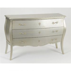 Commode Murano Silver - Amadeus - Argent - Bois