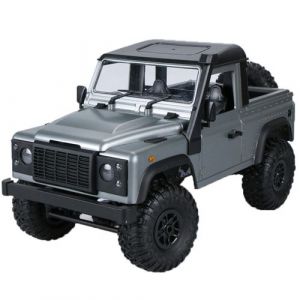Voiture MN-99SA 1:12 d'escalade 4WD Terre Vagabond Defender pick-up - gris