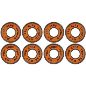 Tempish Roulements Twincam ILQ9 argent Pro / 8 pi&egrave;ces rouges