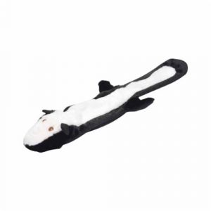 Peluche pour Chien "Putois" 48cm Noir & Blanc