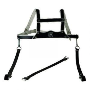 Sunnybaby - 10389 - ceinture de sécurité pour chaise haute - cuir - marin