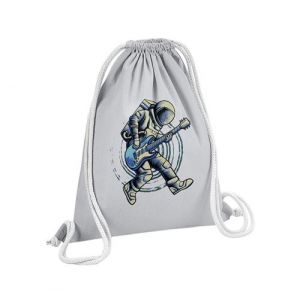 Fabulous Sac de Gym en Coton Gris Space Rocker 12 Litres