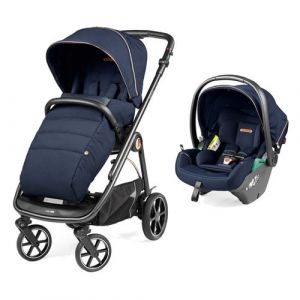 Poussette DUO Veloce Viaggio Lounge Blue shine - PEGPEREGO - Bleu