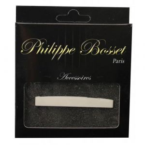 Philippe Bosset PBACC12 - Sillet de chevalet en os guitare folk - 72 x 3 x 8 mm