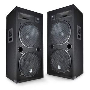 Paire d'enceintes passives sono PA 2x15"/38cm 2x1000W 3 voies bassreflex LSC215