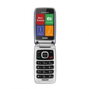 Brondi Contender 7,62 cm (3") Bleu Téléphone pour seniors