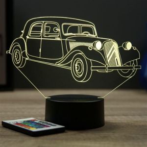 Lampe illusion 3D Citroën Traction B11 1954