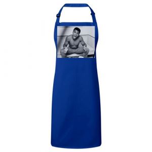 Fabulous Tablier Cuisine Premium Bleu Mohamed Ali Boxeur