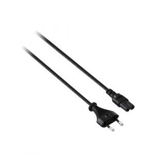 3GO C8 câble électrique Noir 1 m CEE7/16 Coupleur C8 - Cables électriques (1 m, Male Connector/Female Connector, CEE7/16, Coupleur C8, Noir)