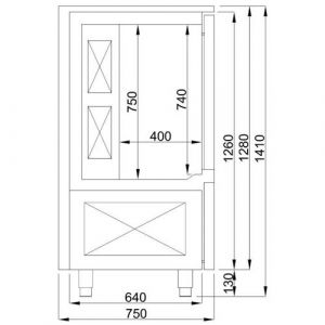 Cellule de Refroidissement 7 GN 1/1 Combisteel