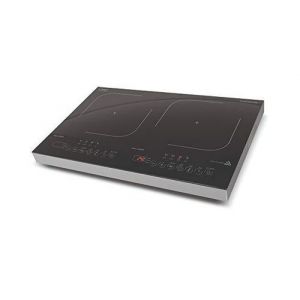 Caso table de cuisson progourmet 3500 plaque de cuisson à induction double mobile, 3500 w powersharing, 60240 °c, 4 fonctions, minuterie 180 min,