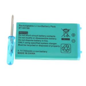 Batterie pour Nintendo GameBoy Advance SP (GBA SP) - 600 mah 3,7 V + tournevis - AGS-003 - Straße Game ®