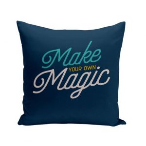 Fabulous Coussin bleu Make your Own Magic [40x40 cm]