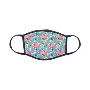 Masque tissu anti-projection anti-poussière personnalisé par 4E1 Fashion Flamant rose Kawaii design 14