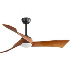 LINFE Ventilateur de plafond de 52 po, t&eacute;l&eacute;commande &agrave; 6 vitesses, &eacute;conomie d'&eacute;nergie - Noir