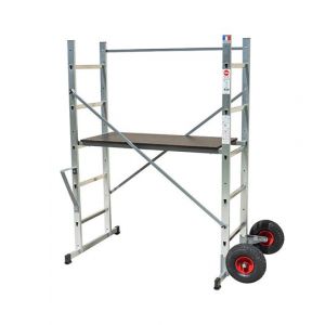 Echafaudage roulant de jardin tout terrain 0,9m/2,9m Hailo HobbyStep H3 Jardin