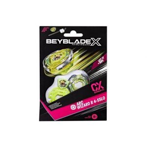 Coffret toupie - pour beyblade x arc wizard r 4-55lo cx - set toupie + lanceur - type endurance + 1 carte