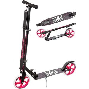 Trottinette grande roue Straight 200mm RAVEN Adulte Mixte Glisse urbaine Noir/Rose