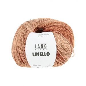 Pelote de lin et coton à tricoter Linello - 100GR - Lang Yarns(...) - 259 Marron