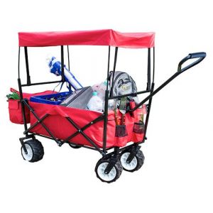 XCase : Chariot pliable avec toit et roulettes tout-terrain