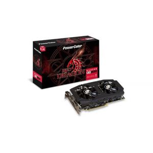 Carte Graphique PowerColor Red Dragon Radeon RX 580 AXRX5808GBD5-DHDV2OC 8Go DDR5 1350MHz PCI Express x16 Noir