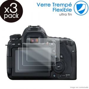 Film de Protection en Verre Fléxible pour Canon PowerShot G9X Mark II [Pack x3]