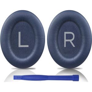 Cuir Protéiné Mousse Coussin Coussinets pour Bose QuietComfort 45 (QC45)/QuietComfort SE (QC SE) /New Quiet Comfort Wireless Casque Supra-Auriculaire