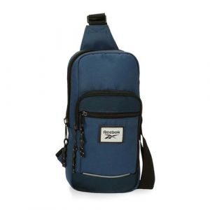 Reebok - Sac mono-bretelle homme "Dexter" - marine - 31 x 16 x 5,5 cm - Bleu