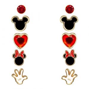 Disney Mickey et Minnie Mouse 5 Piece boucles d'oreilles