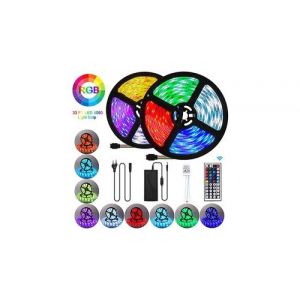 Rubans led étanches 10m 300 led 5050 rgb smd multicolore led light strip avec télécommande infrarouge