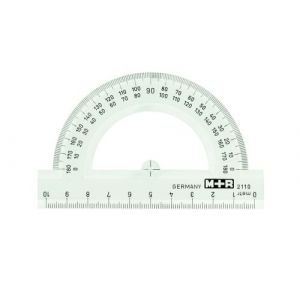 RAPPORTEUR DEMI-CIRCULAIRE 10 CM POLYSTROL