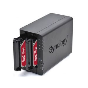 Serveur NAS Synology DS223 20To avec 2x disques durs WD 10To RED PLUS