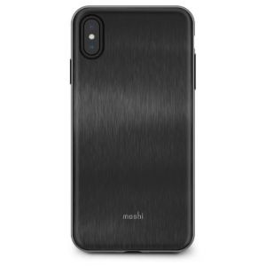 Coque fine et rigide Moshi iGlaze Noir pour iPhone XS Max