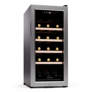 Cave &agrave; vin Klarstein Shiraz Premium Smart 50 L 18 Bouteilles Porte en Verre