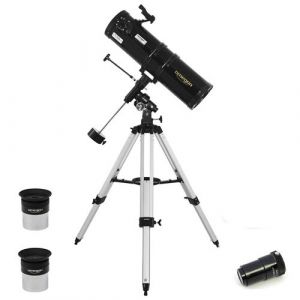 Omegon - télescope omegon 150/750 et monture equatoriale type c et oculaires et barlow